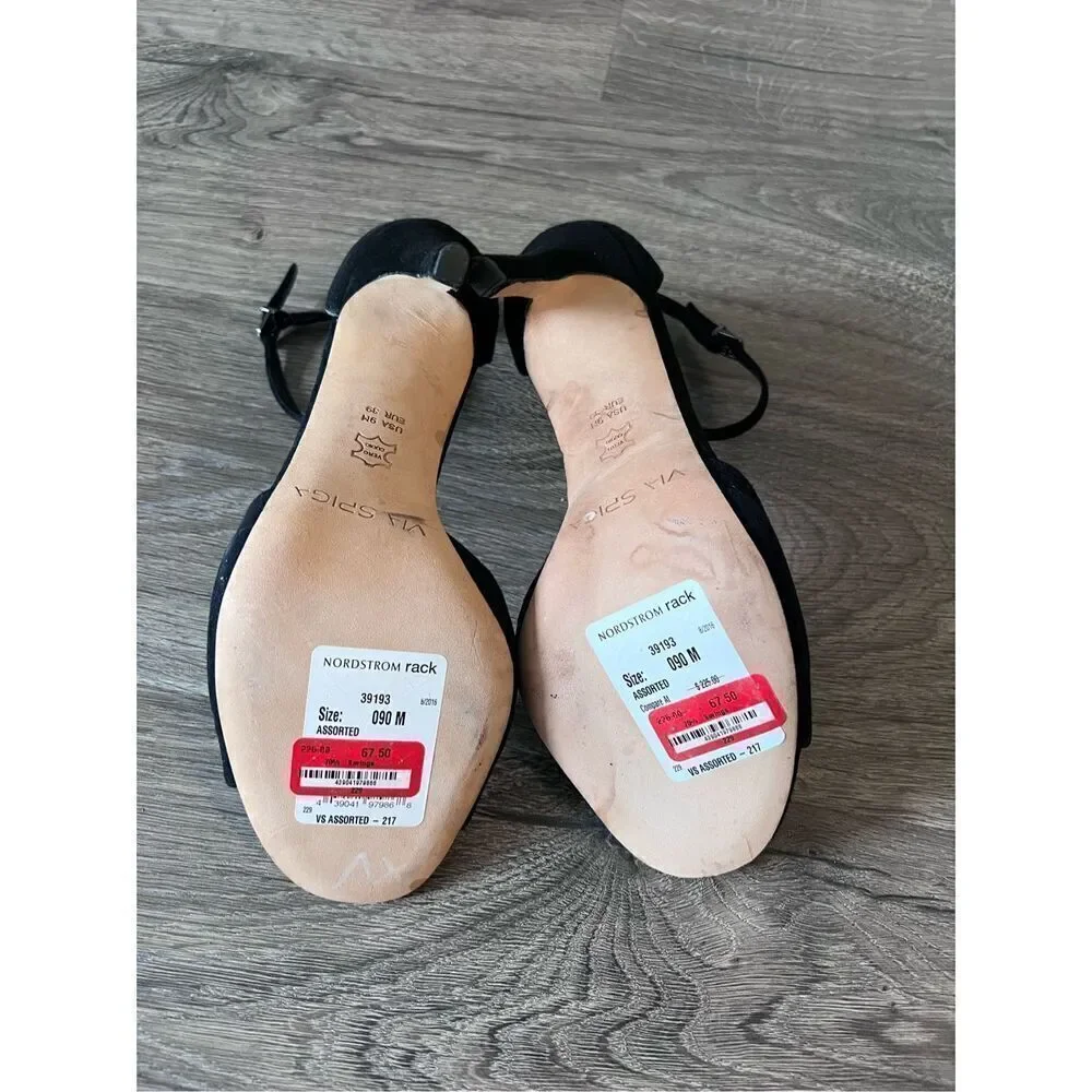 Via Spiga Women open toe Suade heels size 9